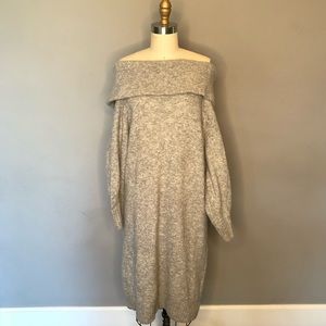 H&M Off the shoulder Sweater dress